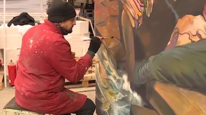 Der Street-Artist Oguz Sen